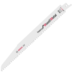 Lame scie sabre bois métal Bosch S110VF Heavy for Wood and Metal 225x22x1,6mm - Lot de 5