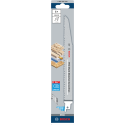 Lame scie sabre bois métal Bosch S110VF Heavy for Wood and Metal 225x22x1,6mm - Lot de 5