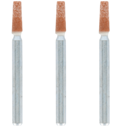 Meule à rectifier Dremel en oxyde d'aluminium 997 diamètre tige 3.2mm en lot de 3
