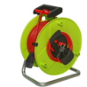 Enrouleur électrique Standard 40m câble H05VV-F 3G1,5 câble rouge Cablepilot - Brennenstuhl