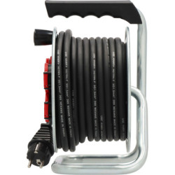 Enrouleur électrique Brennenstuhl Silver baby 4 prises 16A/230V 10 m H07RN-3G1,5