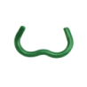 Agrafe Omega 20 pour fixation grillage - Edma - Acier galvanisé plastifié vert - Boîte de 200