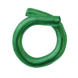 Agrafe Omega 20 pour fixation grillage - Edma - Acier galvanisé plastifié vert - Boîte de 200