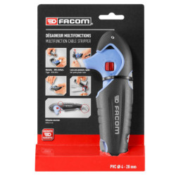 Pince à dégainer Facom multifonction à gâchette auto pivotante 4 à 28 mm