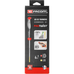 Tournevis Facom ATPJ6PB Protwist avec lames rondes - jeu de 6