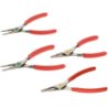 Pinces circlips avec becs droits fermantes et ouvrantes - lot de 4 pinces