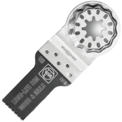 Lame de scie Fein E-Cut Long Life pour outil oscillant - Bois et plastique - Starlock - 34 x 20 mm