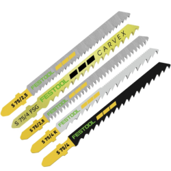 Lames de scie sauteuses Festool pour le travail du bois longeur 75 mm lot de 25 lames