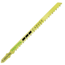 Lame de scie coupe rapide à l'équerre pour scie sauteuse longueur 105 mm denture 4 mm lot de 5
