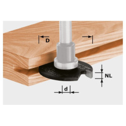 Disque à rainurer Festool à plaquettes HW diamètre 40 mm épaisseur 3 mm