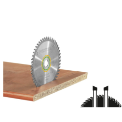 Lame de scie circulaire denture fine 230 x 2,5 x 30 W48 dents pour le bois durs