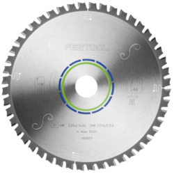 Lame de scie circulaire pour métaux et acier Steel HW 230 x 2.5 x 30 mm F48 pour HK85 Festool