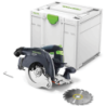 Scie circulaire à capot basculant sans fil HKC 55 EB-Basic Festool avec lame 160 mm