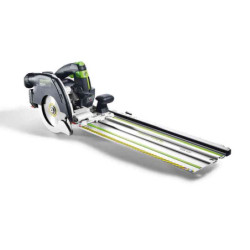 Scie circulaire à capot basculant sans fil HKC 55 EB-Basic Festool avec lame 160 mm