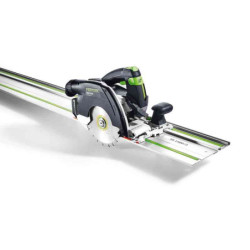 Scie circulaire à capot basculant sans fil HKC 55 EB-Basic Festool avec lame 160 mm