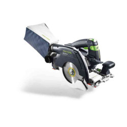 Scie circulaire à capot basculant sans fil HKC 55 EB-Basic Festool avec lame 160 mm