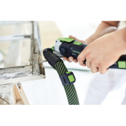 Outil oscillant Festool Vecturo OSC 18 Li 3,1 E-Compact avec une batterie BP 18 Li 3,1 C et chargeur