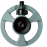 Arroseur statique soucoupe circulaire arrosage 80 m² - Fitt - Métal lesté - Turquoise