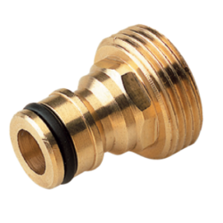 Raccord tuyau arrosage - Adaptateur automatique mâle 20/27 - Fitt - Laiton