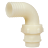 Raccord pompe à eau - Coude mâle cannelé en 3 pièces 26/34 - Diamètre 25 mm - Fitt - Nylon