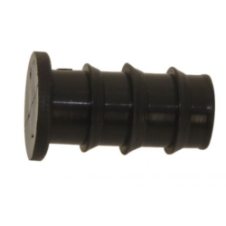 Bouchon cannelé en plastique pour arrosage goutte à goutte 13 x 16 mm - 3 pièces