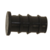 Bouchon cannelé en plastique pour arrosage goutte à goutte 13 x 16 mm - 3 pièces