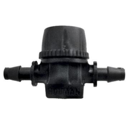 Vanne réglable pour système d'arrosage goutte à goutte diamètre 4 x 6 mm - 3 pièces