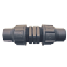Raccord manchon à compression pour tuyau goutte à goutte - Ø 17 x 20 mm - Fitt - PE Noir