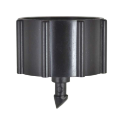 Raccord adaptateur arrosage goutte à goutte - Femelle 20/27 - Sortie 4 x 6 mm - Plastique noir
