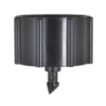 Raccord adaptateur arrosage goutte à goutte - Femelle 20/27 - Sortie 4 x 6 mm - Plastique noir