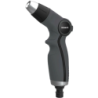 Pistolet d'arrosage jet droit réglable - Régulateur débit - Alu tri-matière - Techn'O Fitt - Gris