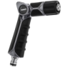 Pistolet d'arrosage jet droit réglable - On-Off au pouce - Connecteur métal - Métal tri-matière