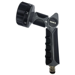 Pistolet d'arrosage 8 jets - Régulateur débit - Connecteur métal - Métal tri-matière - Techn'O Fitt