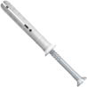 Cheville à frapper N-S acier électrozingué M08x120 - boîte de 6