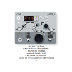 Poste de soudure Gys Protig 200 DC avec torche TIG 26 DB 4 m et accessoires