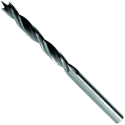 Mèche à bois hélicoïdale diamètre 4 mm longueur 75mm