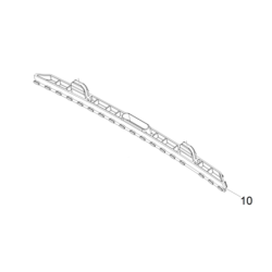 Suceur pièce intérieure Dimensions (LxlxH) mm 410x 40 x 30 pour BR35/12c