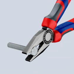 Pince universelle Knipex avec gaines bi matière longueur 180 mm
