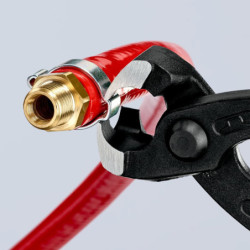 Pince pour collier de serrage à 1 ou 2 oreilles Knipex - 220 mm - Poignées gainées