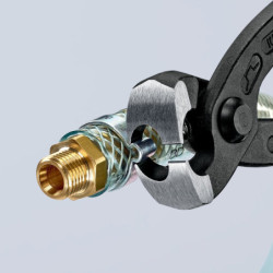 Pince pour collier de serrage à 1 ou 2 oreilles Knipex - 220 mm - Poignées gainées