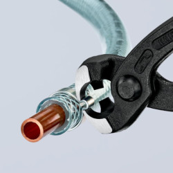 Pince pour collier de serrage à 1 ou 2 oreilles Knipex - 220 mm - Poignées gainées