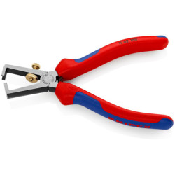Pince à dénuder polie gainé bicolores longueur 160 mm