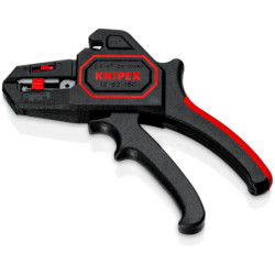 Pince à dénuder automatique réglable fils d'isolation Knipex - 0.2 - 6 mm² - Boîtier plastique