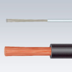 Pince à dénuder automatique réglable fils d'isolation Knipex - 0.2 - 6 mm² - Boîtier plastique
