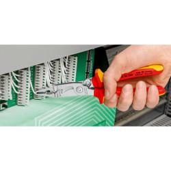 Pince multifonctionnelle installation électrique Knipex - Longueur 200 mm - Poignées gainées