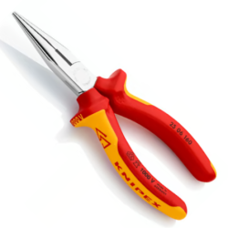 Pince becs demi ronds isolés 1000 V longueur 160 mm
