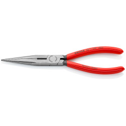 Pince à becs demi-ronds, droite - Knipex - Poignées gainées plastique - Longueur 200 mm