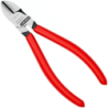 Pince coupante de côté pour fils doux et durs - Knipex - Longueur 140 mm - Poignées plastifiées