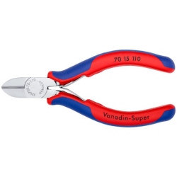 Pince coupante de côté pour fils doux et durs - Knipex - Longueur 110 mm - Avec ressort