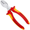 Pince coupante de côté X-Cut Knipex - Chromée - Poignées gainées 1000 V - 160 mm